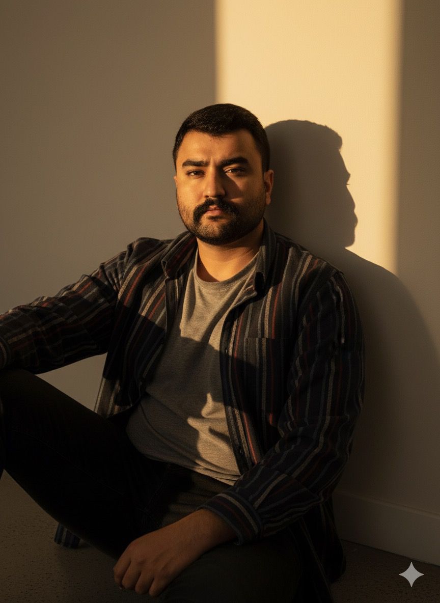 Fashion Editorial Golden Sunlight Portrait